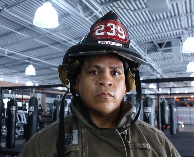 Winter Park firefighter-paramedic trades in boxing gloves for bunker gear