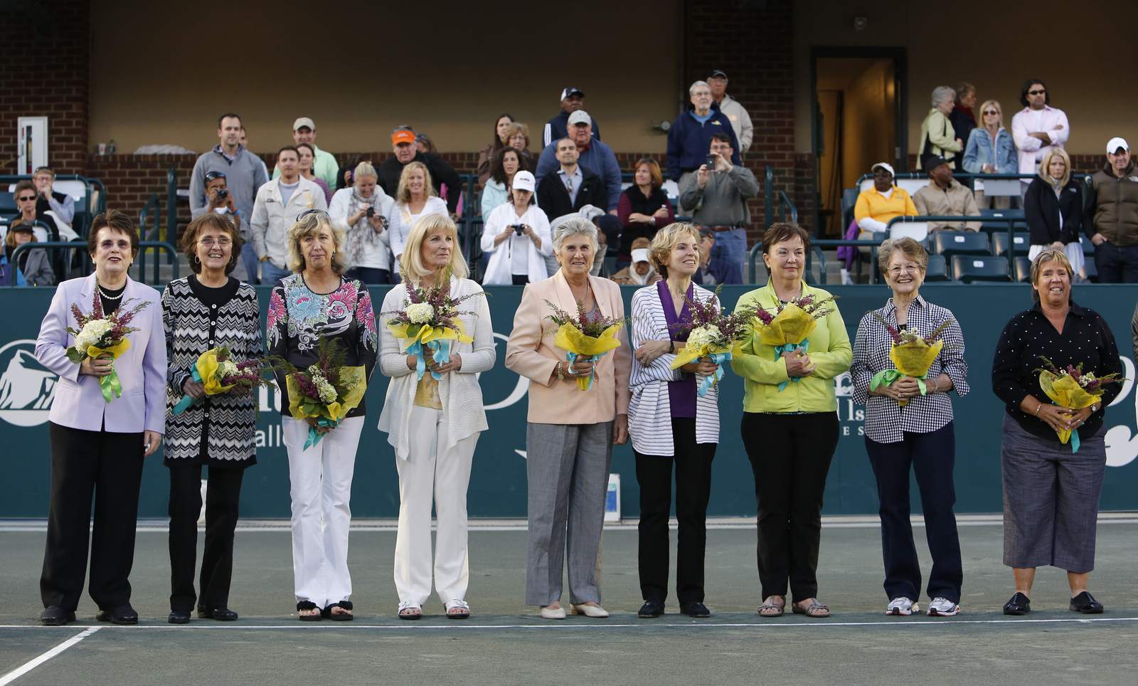 King, Original 9 mark 50 years of women's pro tennis tour