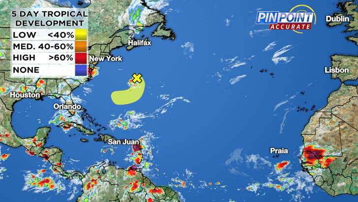 Hurricane Center monitoring a third area in the tropics