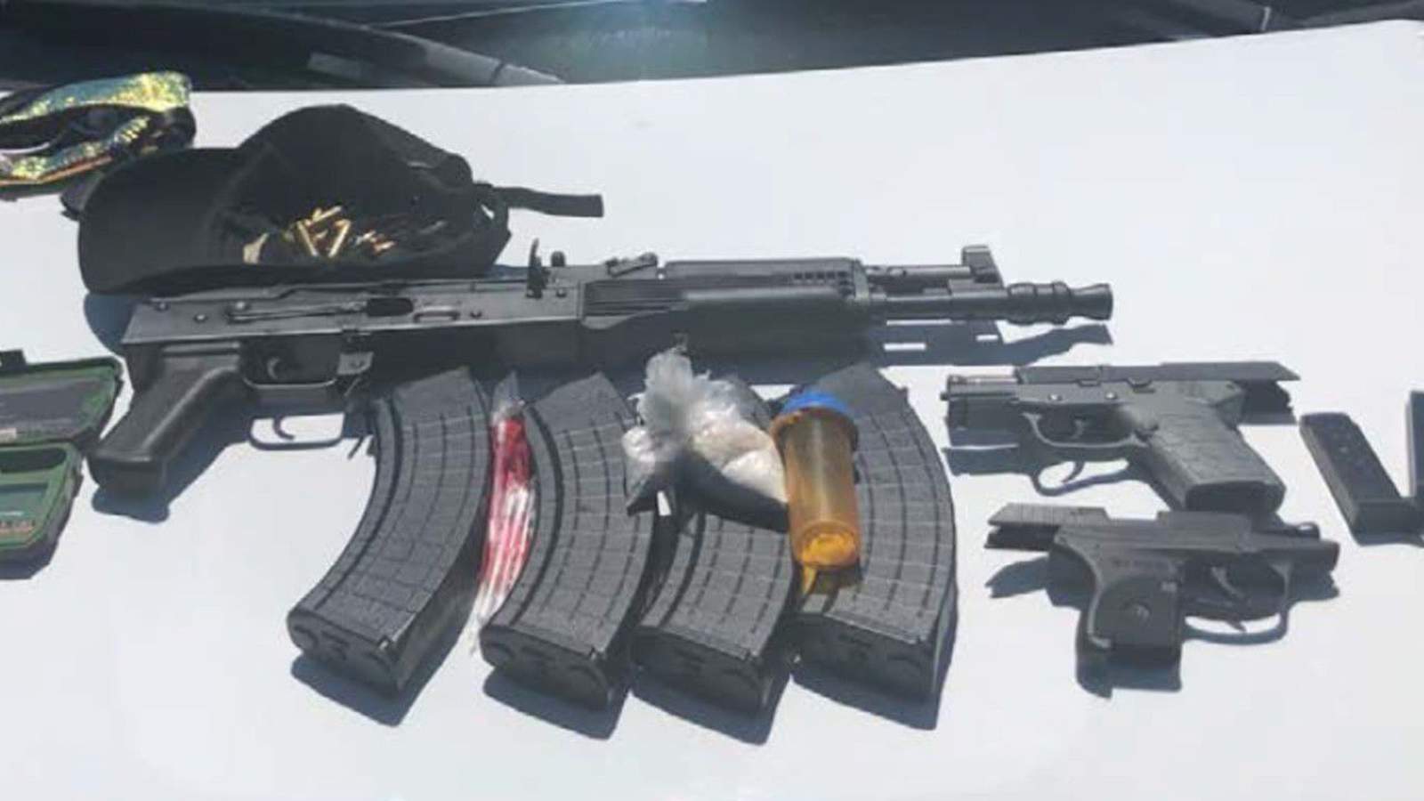 Video: ‘Arsenal of weapons,’ drugs found in car after Flagler road-rage incident
