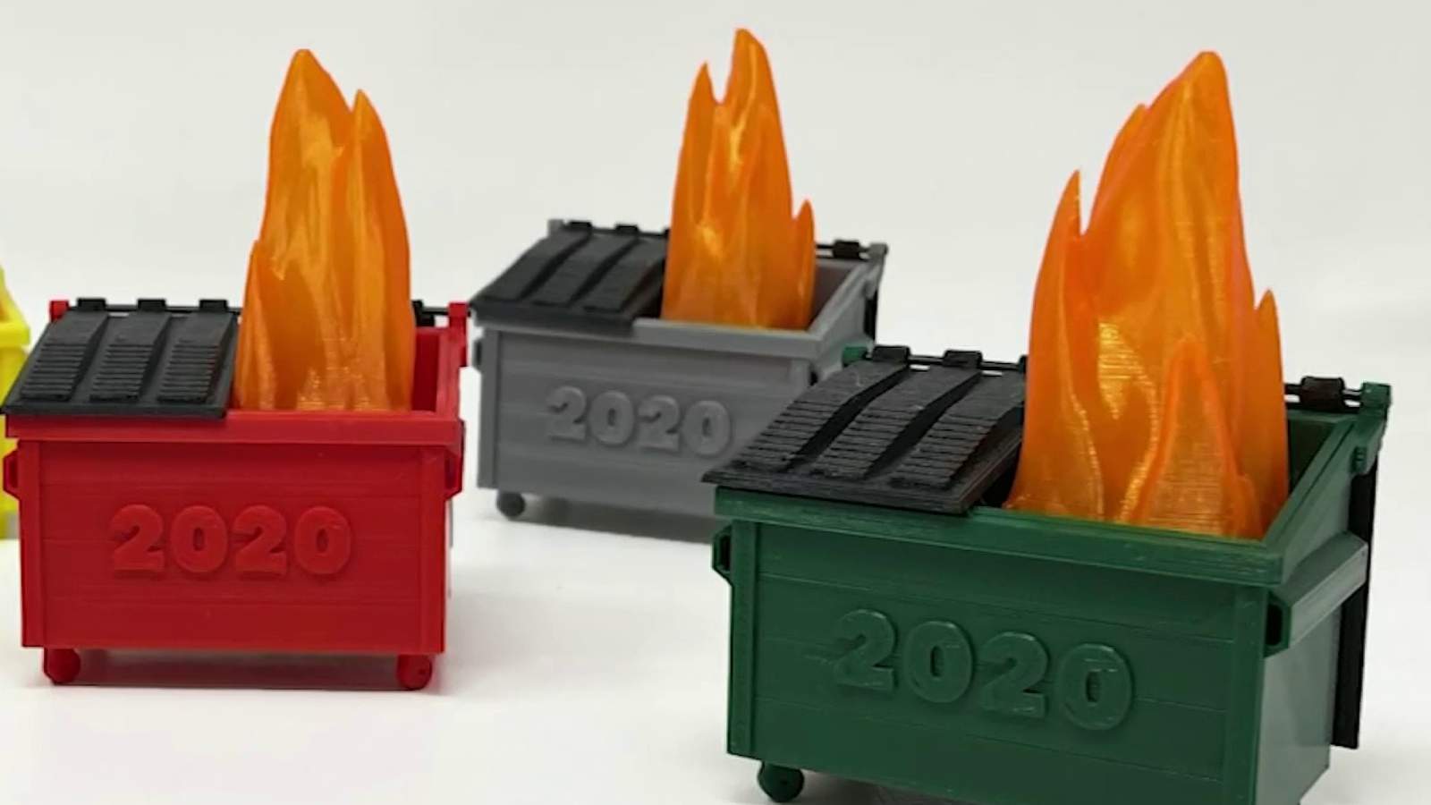2020-themed ‘dumpster fire’ items bring laughter to rough year