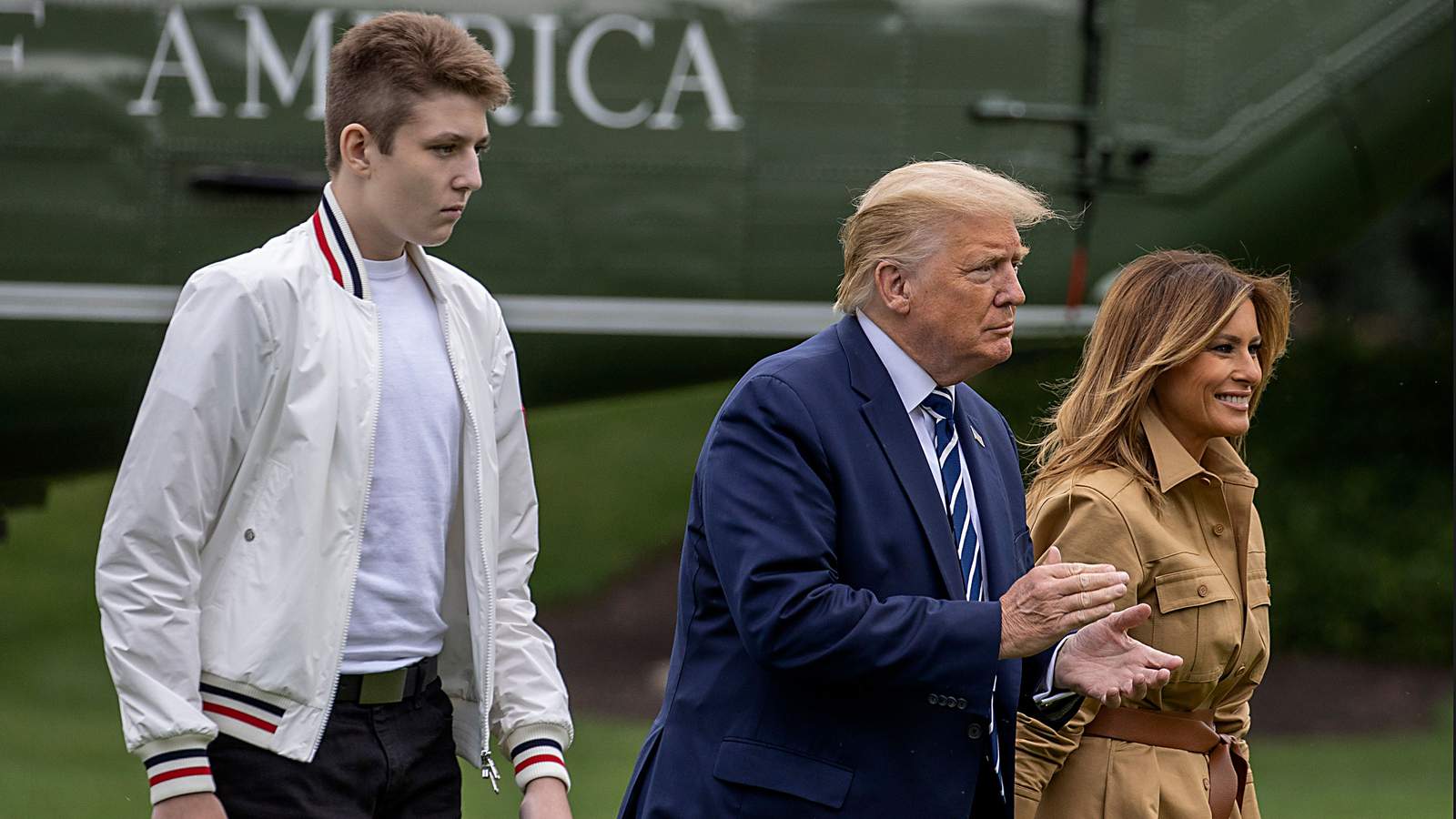 First lady: Barron Trump tested positive for COVID-19