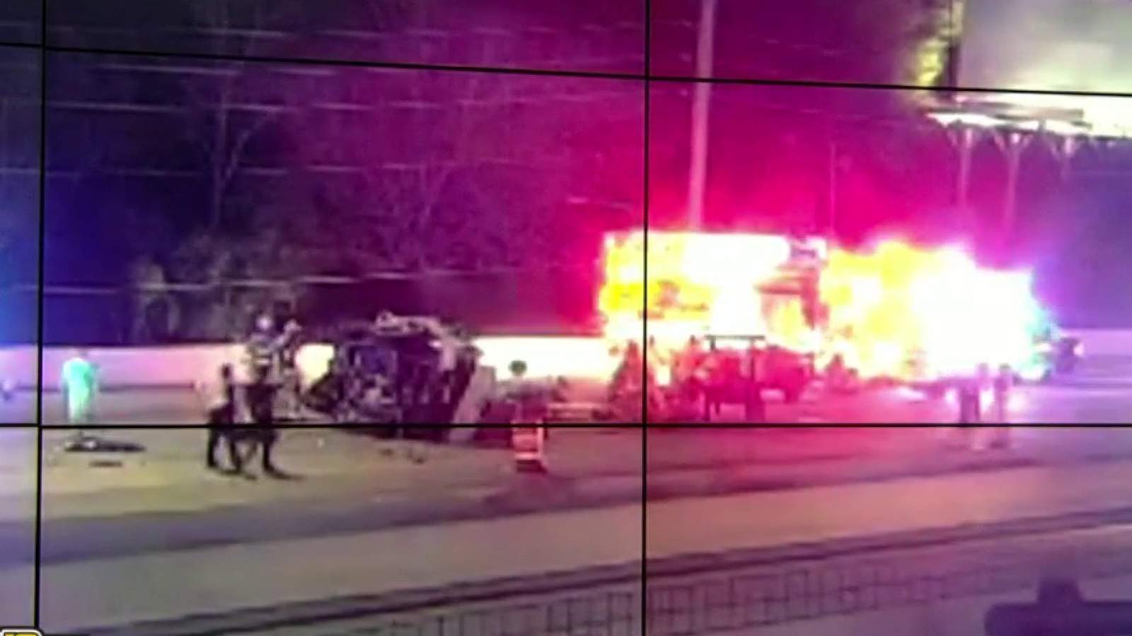 Fiery crash on I-4 near Lee Road causes major traffic jam into Orlando
