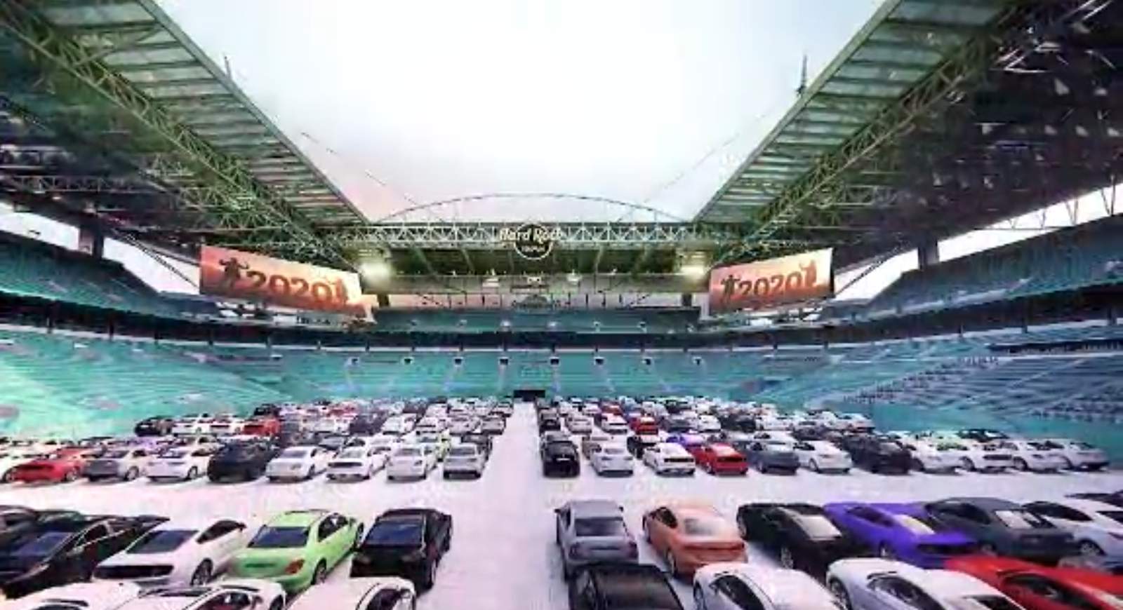 Florida NFL team to hold drive-in movies inside stadium
