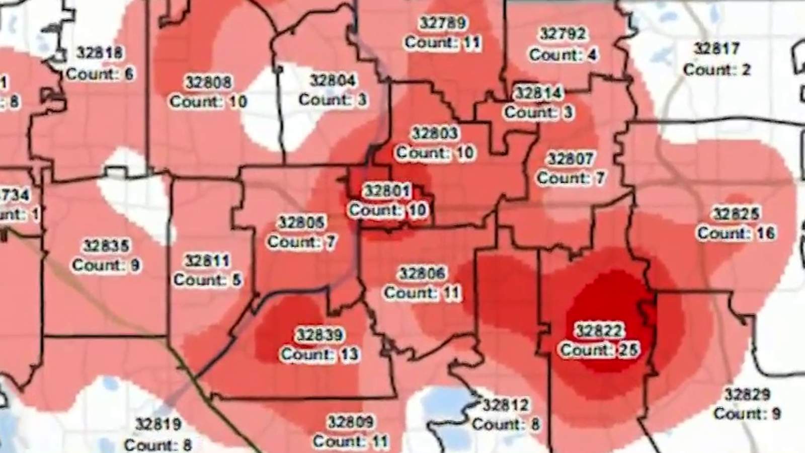 Map Shows Coronavirus Hot Zones In Orange County