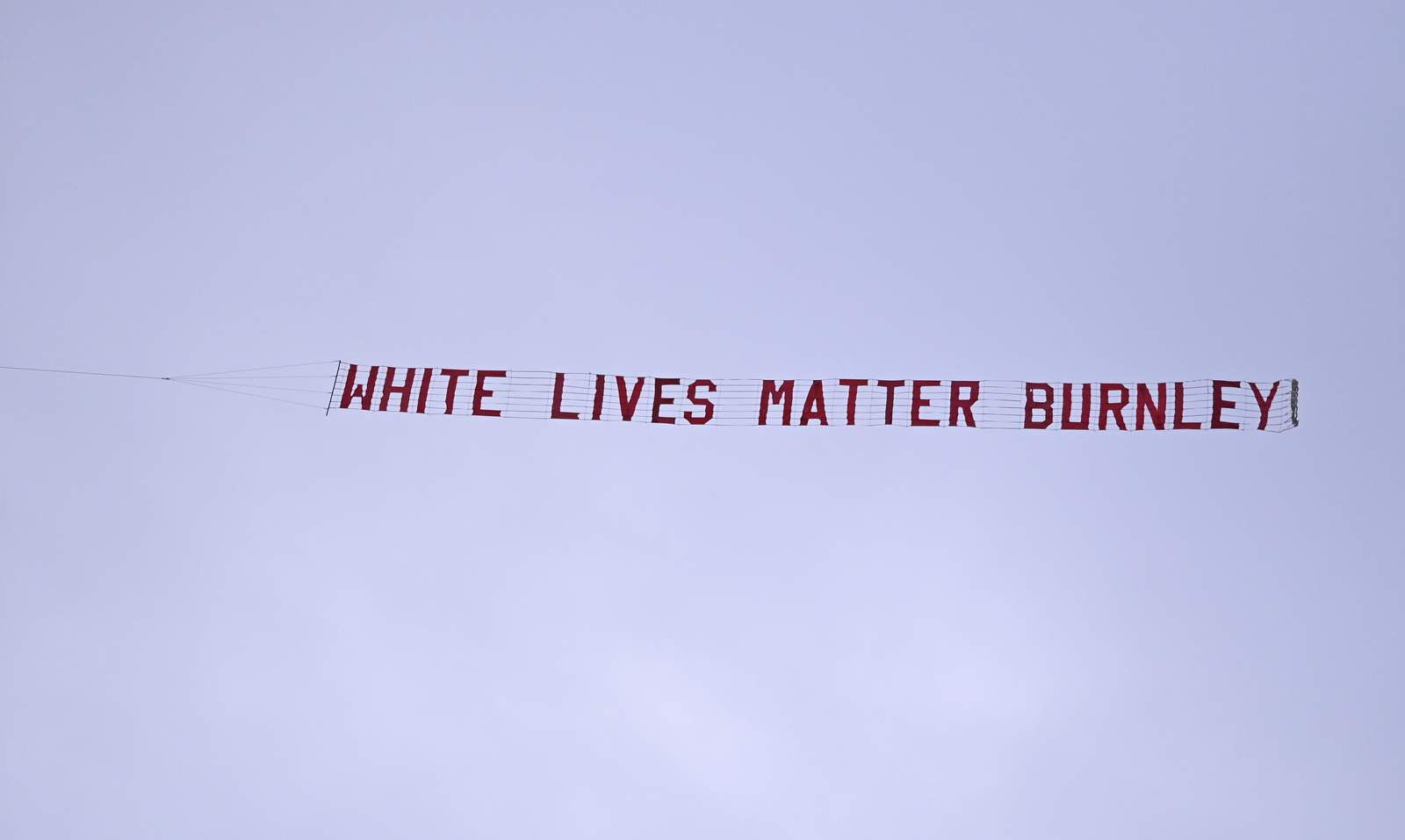 Police investigating 'White Lives Matter' banner