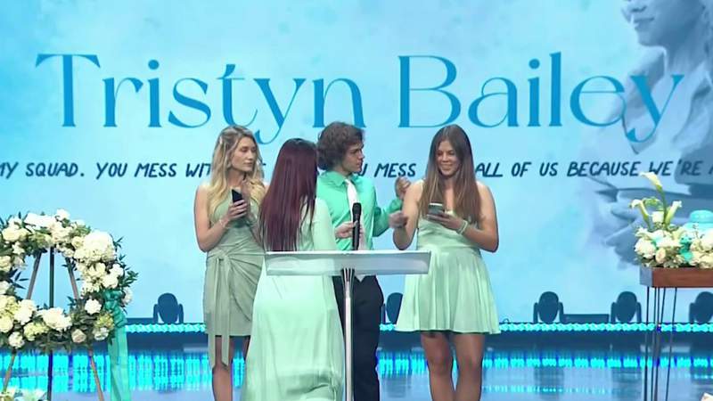 Community celebrates life of 13-year-old Tristyn Bailey