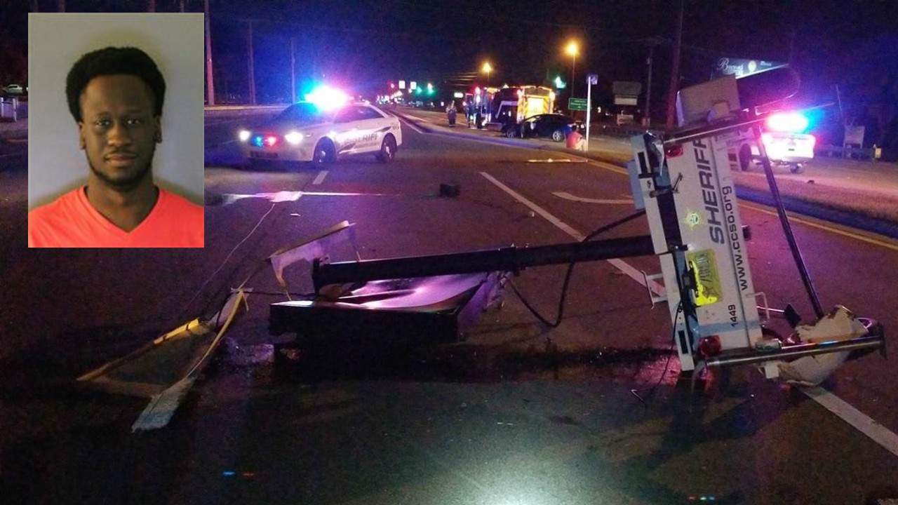 Drunk Florida driver crashes into ‘drive sober or get pulled over’ sign, deputies say