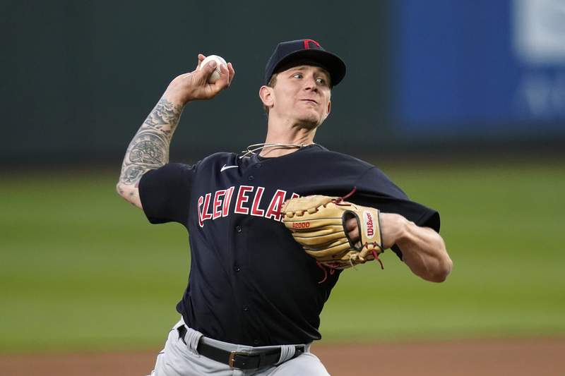 Zach Plesac loses no-no in 8th as Cleveland tops Seattle 4-2