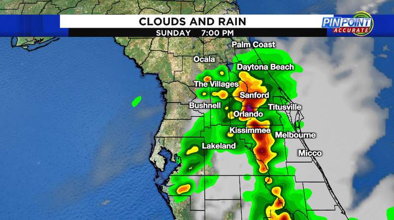 Storms likely Sunday; Is this finally the start of the wet season?