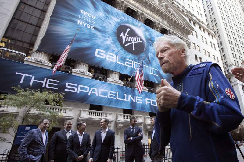 Richard Branson mum on when he’ll launch to space on Virgin Galactic