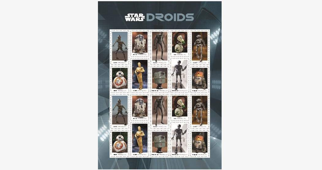 New Star Wars stamps coming this spring