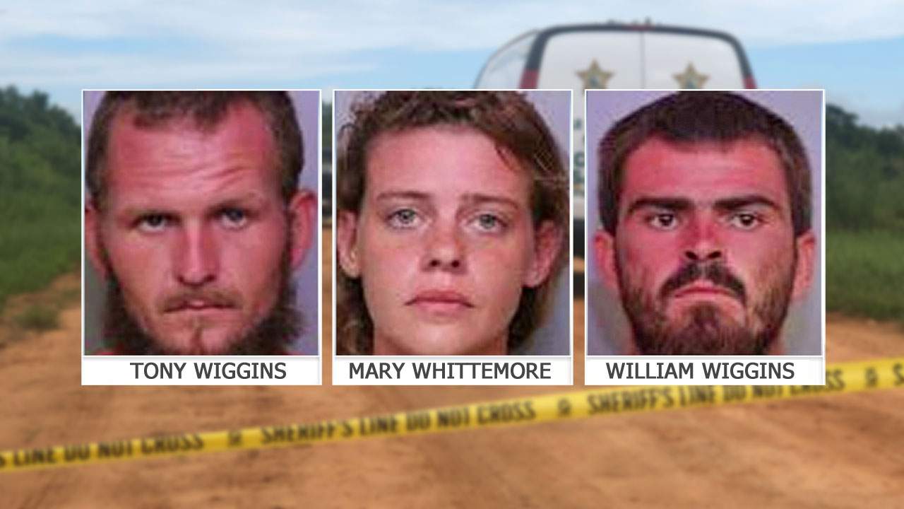 Two brothers and young woman charged in deaths of three men on fishing trip make first court appearance