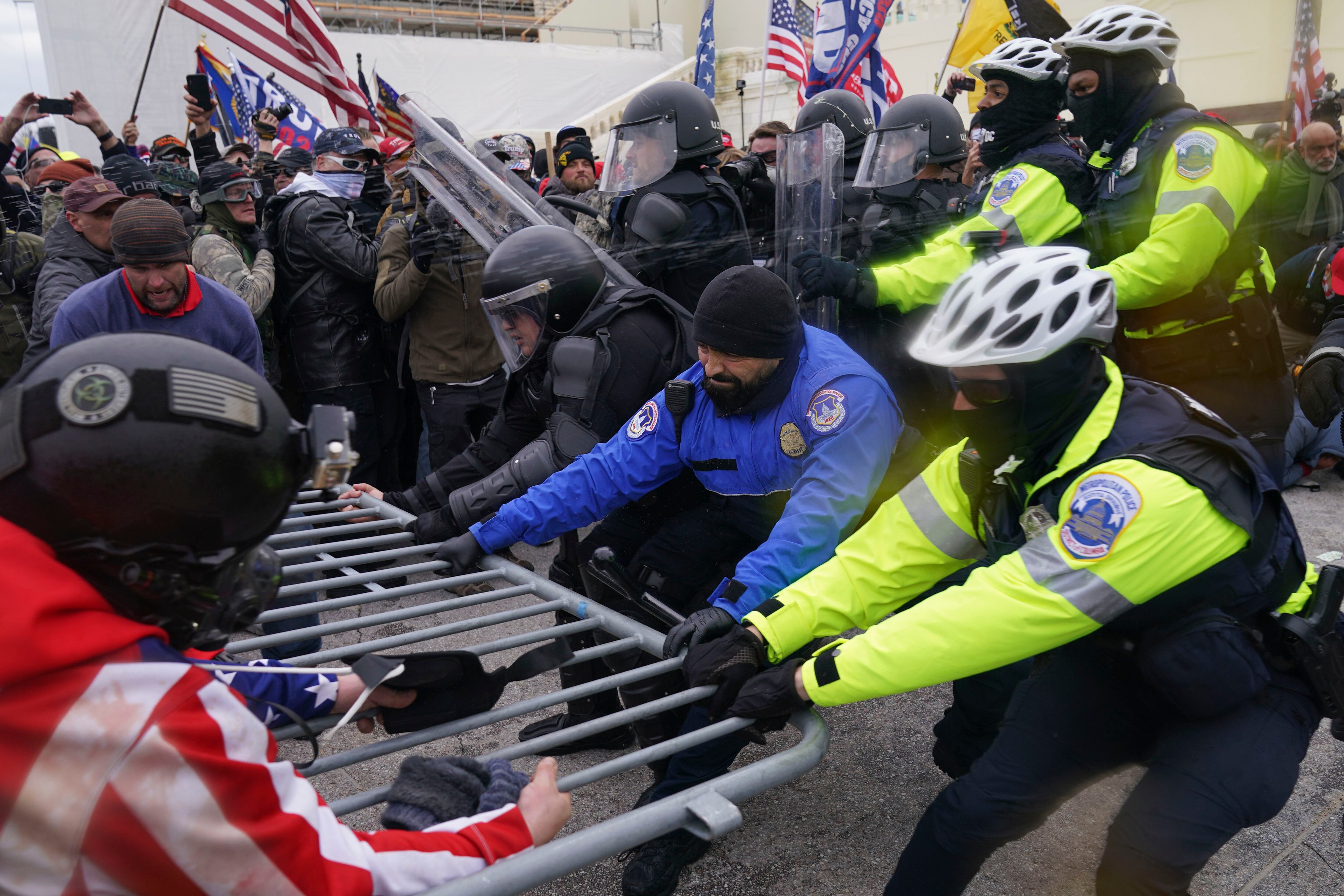 Newspaper editor interfered with police at Capitol riot