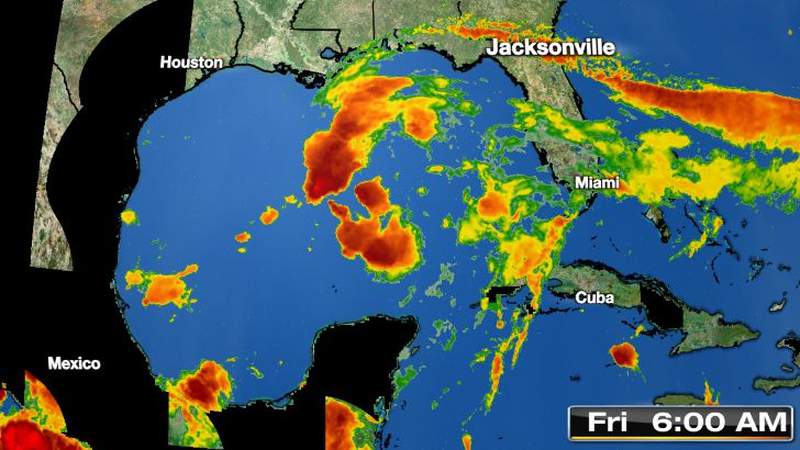 System in Gulf expected to become Tropical Storm Claudette