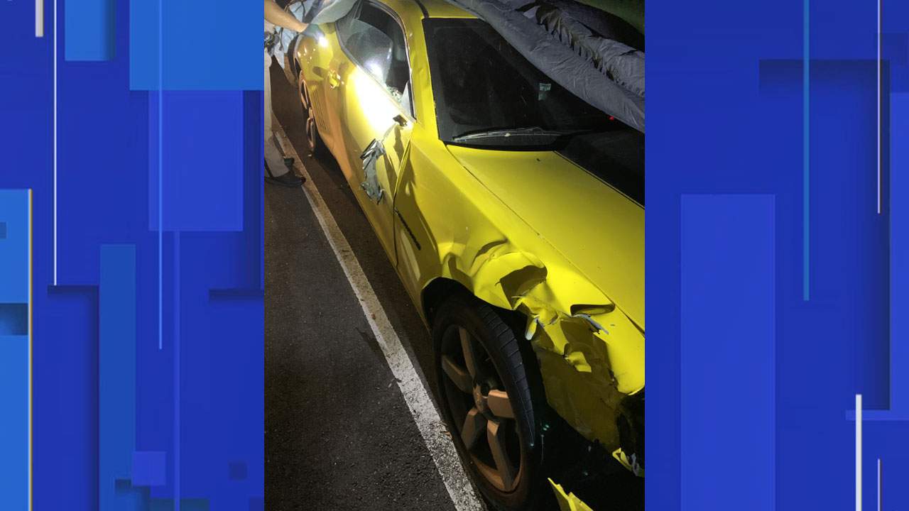 Troopers find Camaro involved in Orange County hit-and-run, still searching for driver