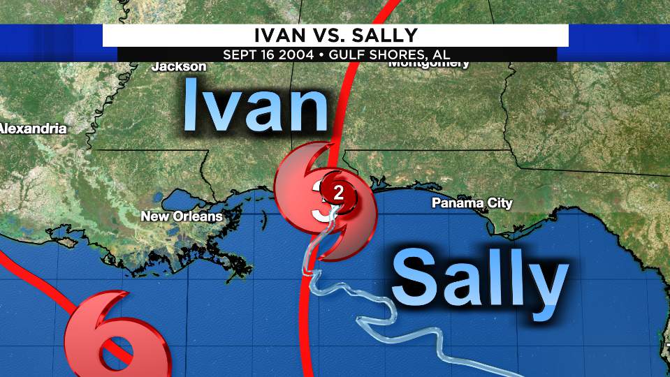 Hurricane Sally makes landfall in same place on same day as Ivan did 16 years ago