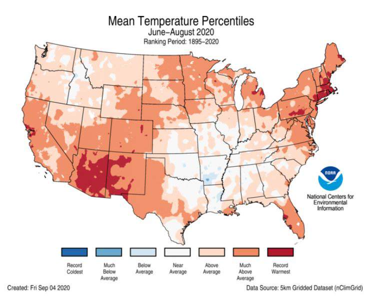 Summer 2020 is one of the hottest in the U.S. and Central Florida on record