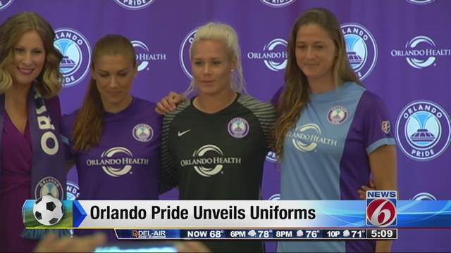 Orlando Pride debuts new uniforms