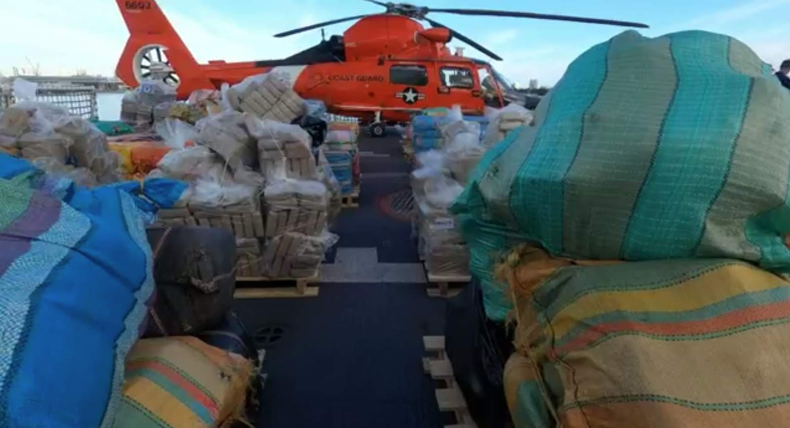 US Coast Guard seizes $411 million worth of drugs
