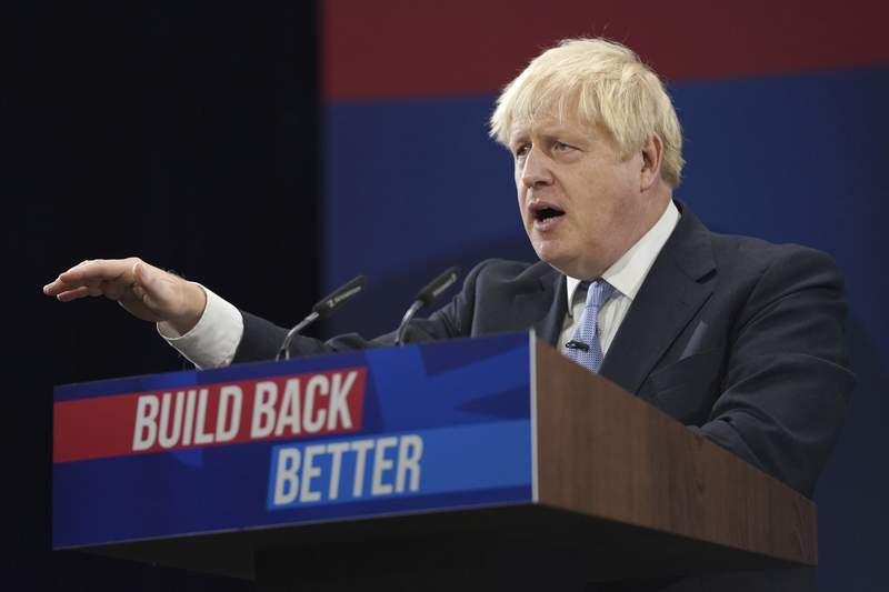 Boris Johnson brushes off UK's woes, vows high-skill economy