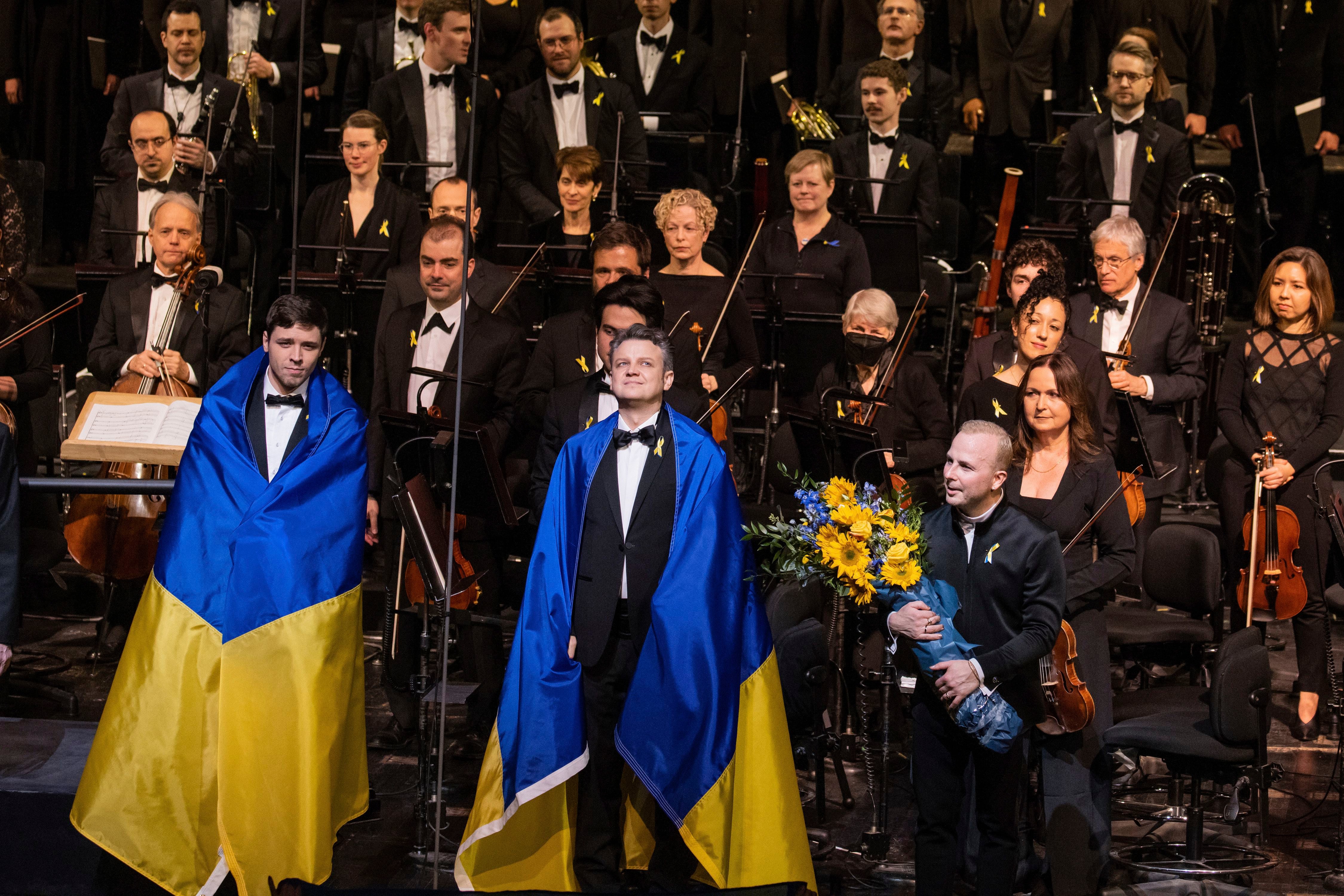 Met Opera marks 1st year of Ukraine war with concert