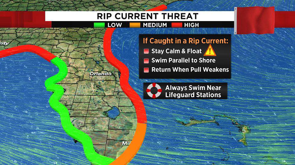 Blazing hot across Central Florida again, High rip current threat Memorial Weekend