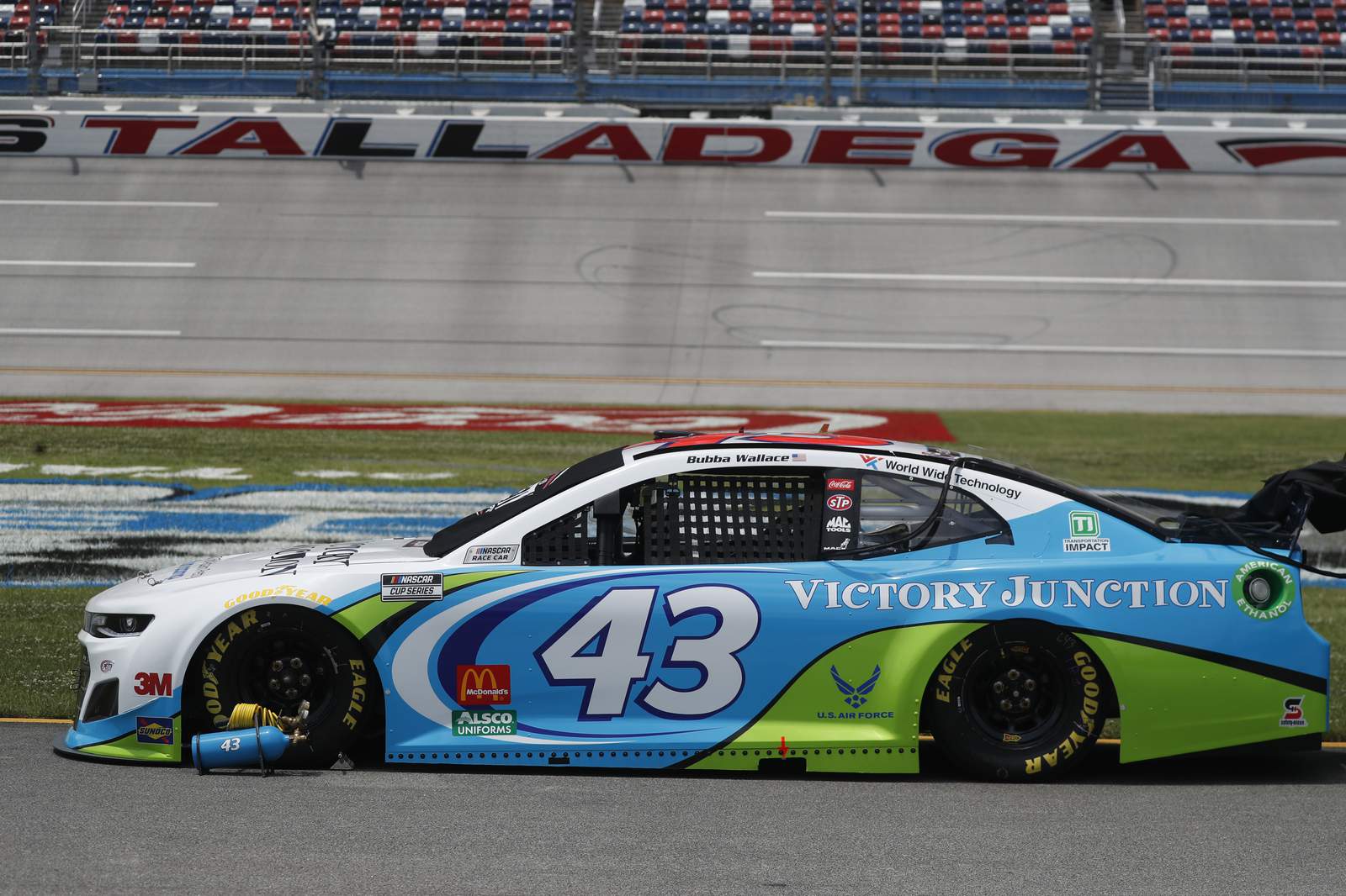 NASCAR race begins after show of support for Bubba Wallace