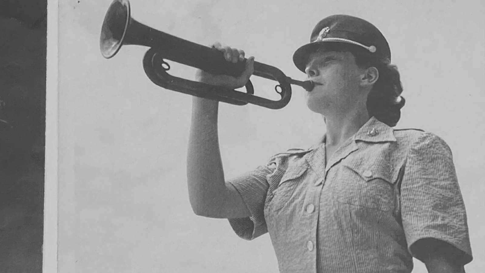 ‘Whenever there is a need we show up:’ WWII bugle player among first women to join US Marine Corps