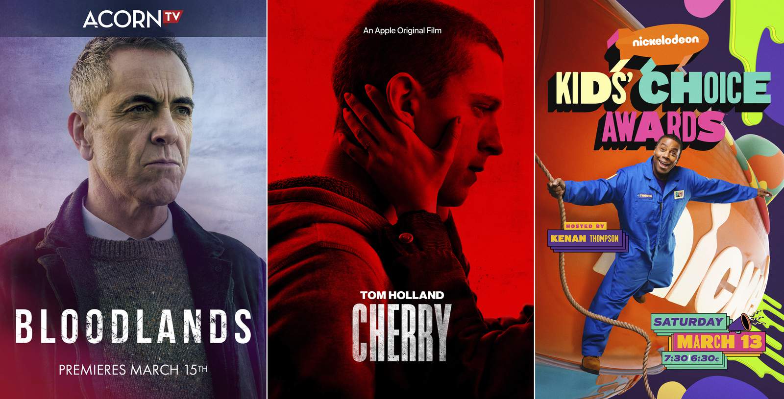 New this week: 'Cherry,' 'Bloodlands' & Kids' Choice Awards