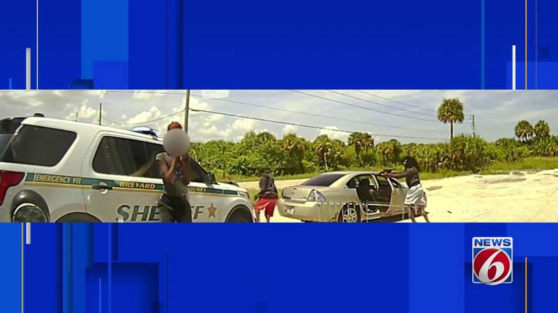 Graphic video shows Brevard deputies attacked during traffic stop; suspect shot and killed