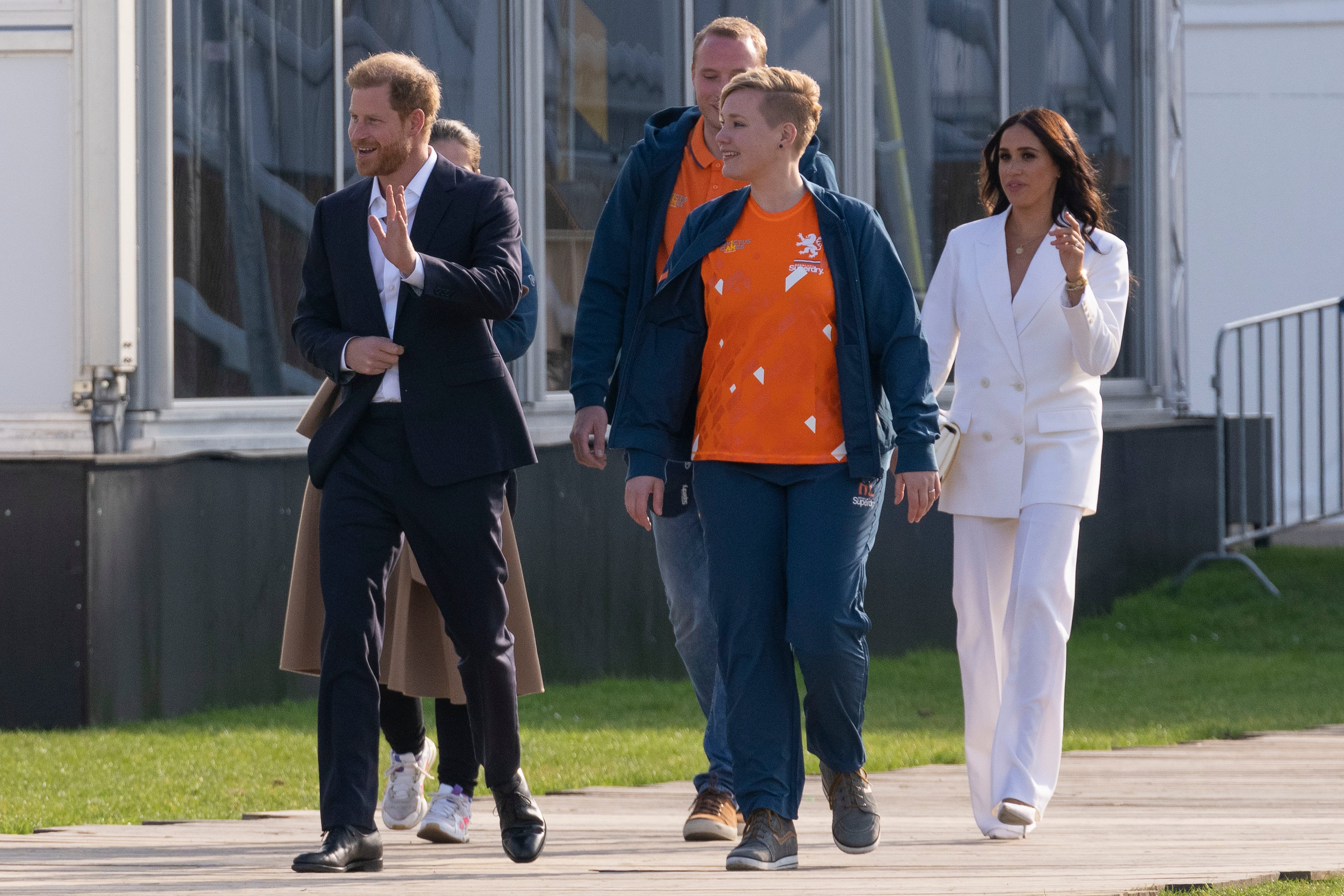 Prince Harry, Meghan visit Invictus Games competitors