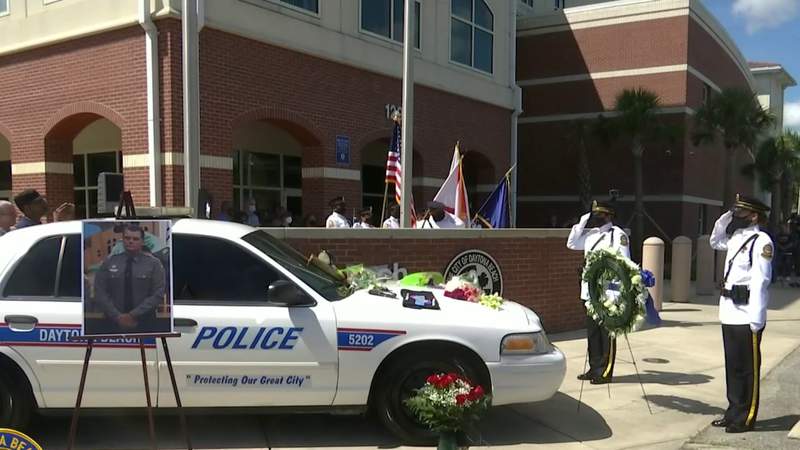 Officer Jason Raynor’s memorial moved to One Daytona ahead of race weekend