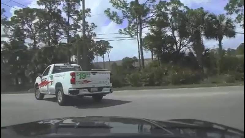 Video: Man drives 100 mph in U-Haul pickup truck, Melbourne police say