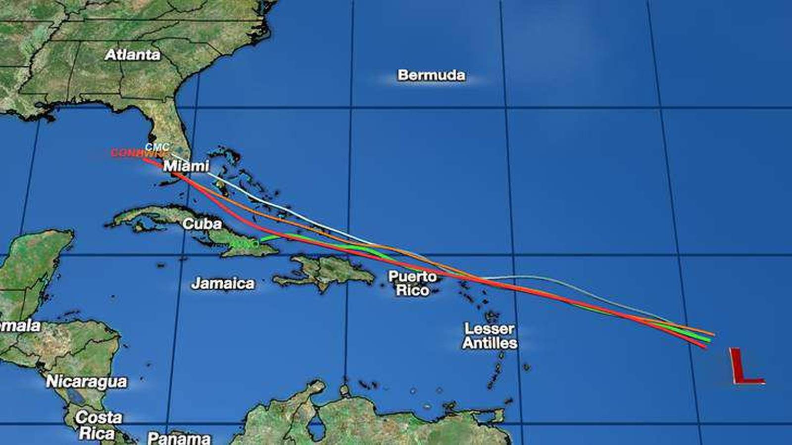 LIVE TRACK: Forecast cone, computer models, updates for Tropical Depression 13