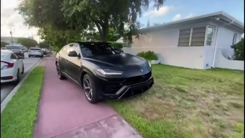 Florida man hops on scooter to chase after stolen Lamborghini