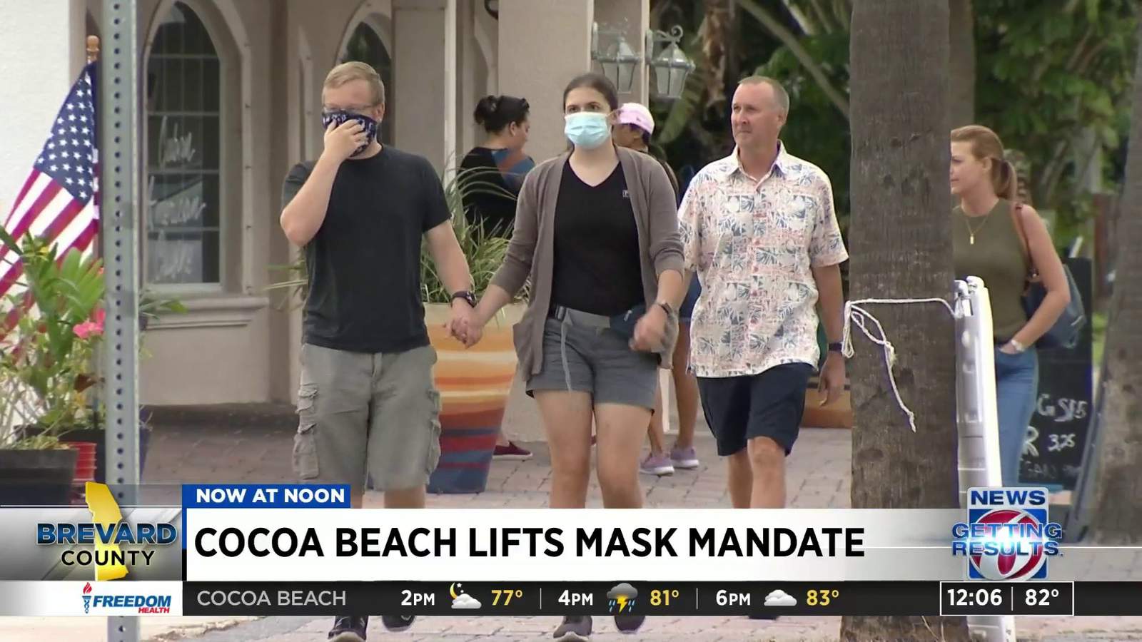 Cocoa Beach lifts mask mandate