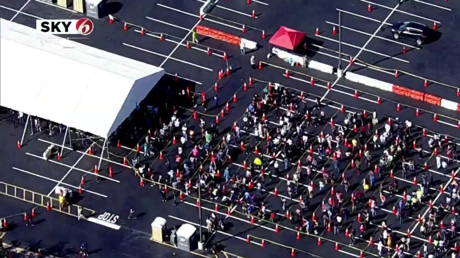Orlando’s FEMA-backed vaccine site reaches capacity early on 1st day of 16+ vaccine eligibility