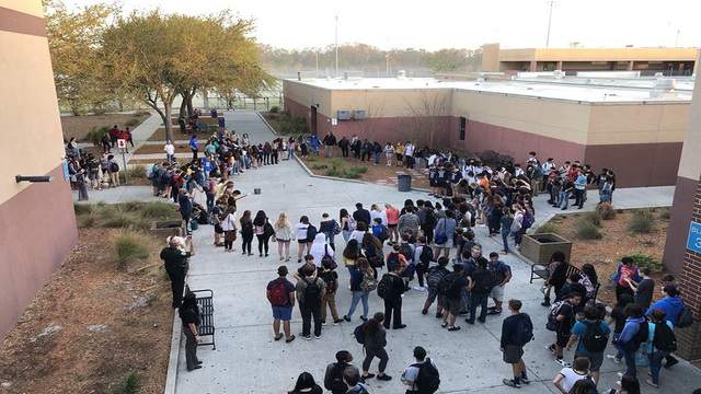 Orlando-area students participate in walkouts in wake of school shooting