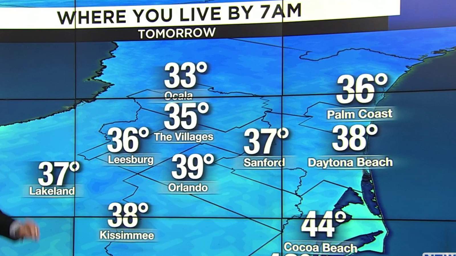 Cold shelters open across Central Florida as temps may dip into the 30s