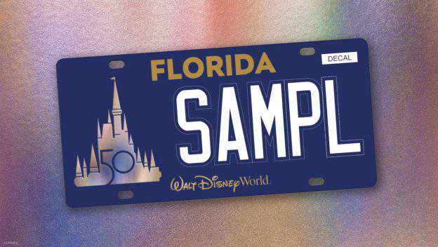 Walt Disney World reveals design of Florida specialty license plate