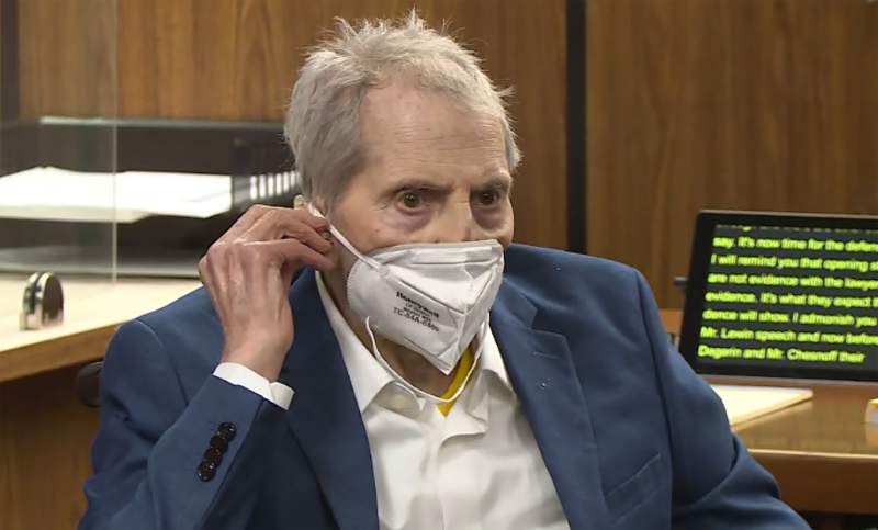 No testimony yet from heir Robert Durst at his murder trial