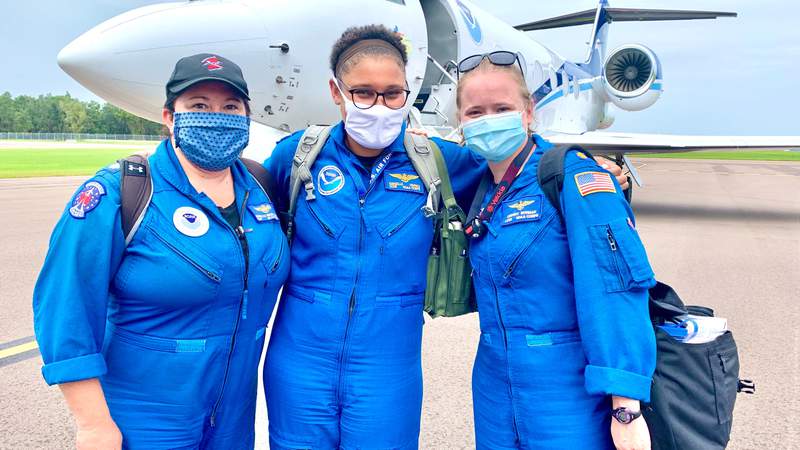 Braving the storm: All-female Hurricane Hunter team describes heading into the eyes of storms