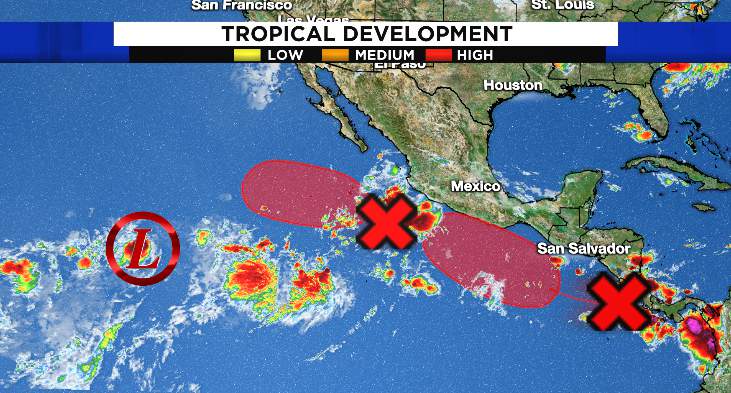 Tropical Tracker: A busy Eastern Pacific a sign of things to come for the Atlantic?