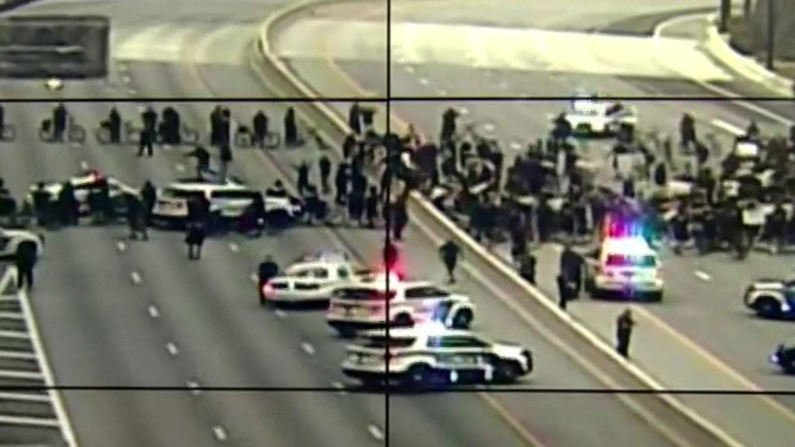 Heres what drivers should do when encountering a protest on highway