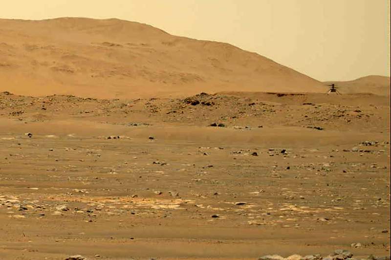 LISTEN: NASA Mars helicopter heard humming through thin Martian air