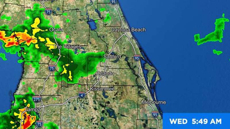 Rain chances take slight dip in Central Florida