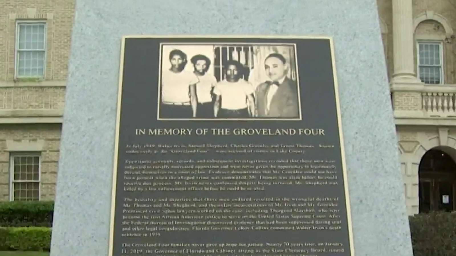Groveland Four memorial unveiled in Lake County