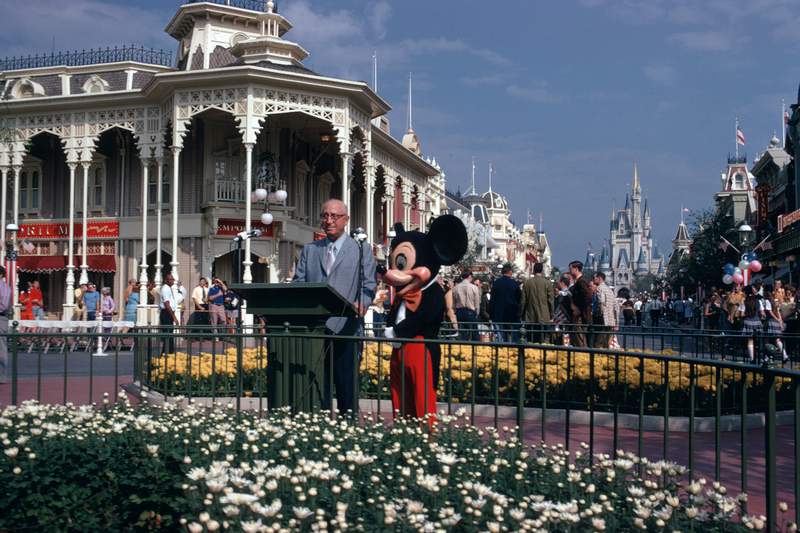 50 years ago: Roy Disney made Walt’s dream come true