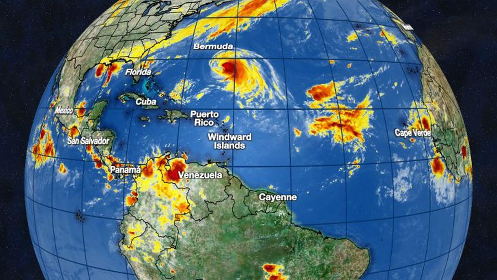 LIVE TRACK: Beta makes slow turn toward U.S. coast, Wilfred downgraded to tropical depression